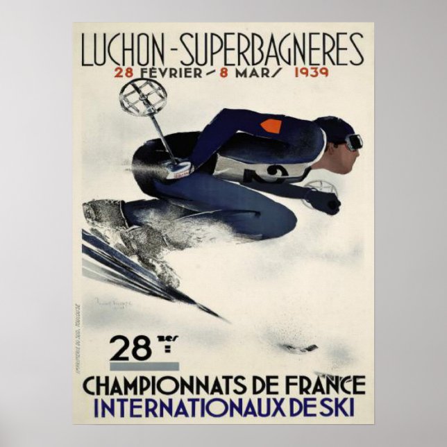 Póster Poster de Guay Ski Poster de Francia (Frente)