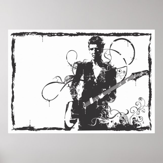 Póster Poster de Guitarismo (Frente)