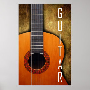 Póster Poster de guitarra