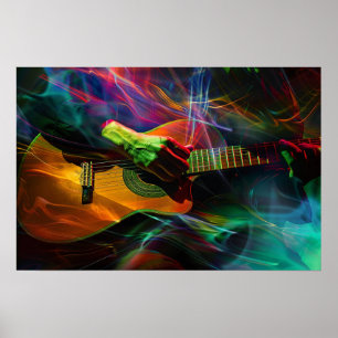 Póster Poster de guitarra