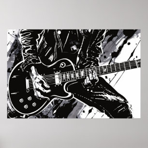 Póster Poster de guitarra
