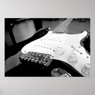 Póster Poster de guitarra eléctrica
