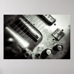 Póster Poster de guitarra eléctrica