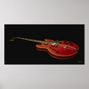 Póster Poster de guitarra occidental