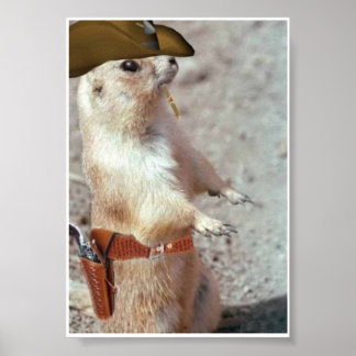 Póster Poster de Gun Slinger Squirrel