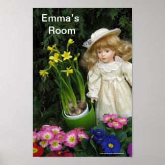 Póster Poster de habitación de Emma