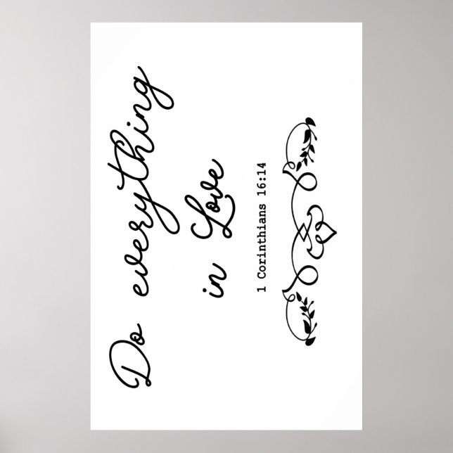 Póster Poster de hacer todo a amor (Frente)