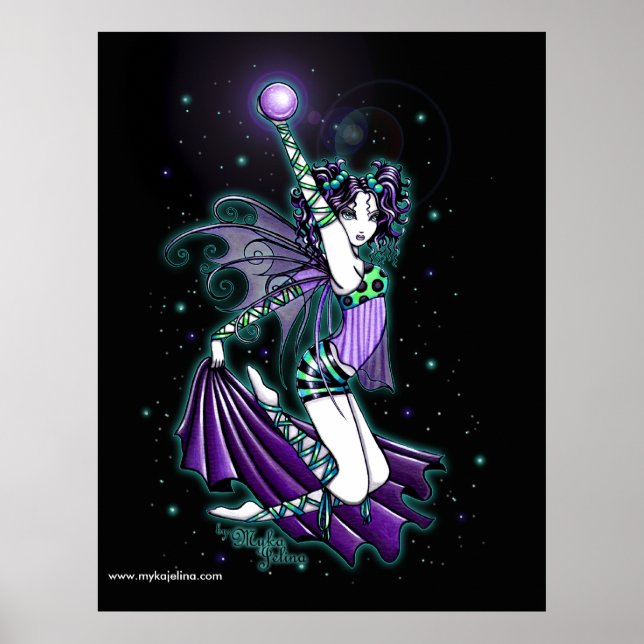 Póster Poster de hadas arcoiris bailando en Sepheria (Frente)