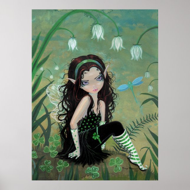 Póster Poster de hadas de Shramrock por Molly Harrison (Frente)