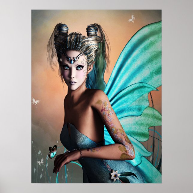 Póster Poster de hadas místicas (faeries) (Frente)