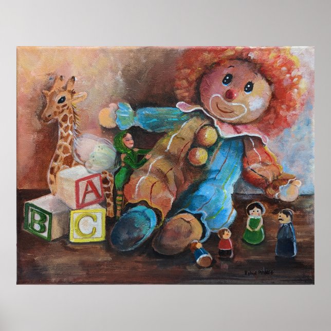 Póster Poster de hadas y juguetes (Frente)