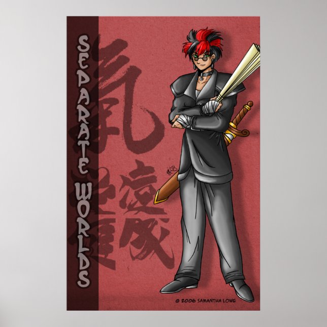 Póster Poster de halcón grande (Frente)