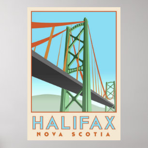 Póster Poster de Halifax Deco