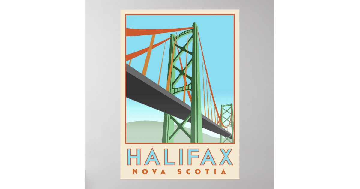 Póster Poster de Halifax Deco Zazzle.es