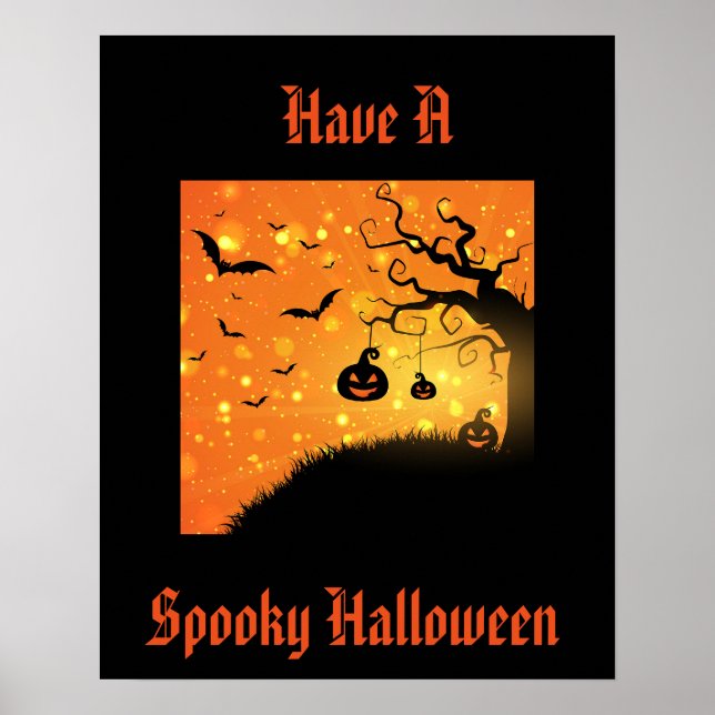Póster Poster de Halloween (Frente)