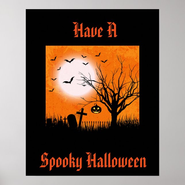 Póster Poster de Halloween (Frente)
