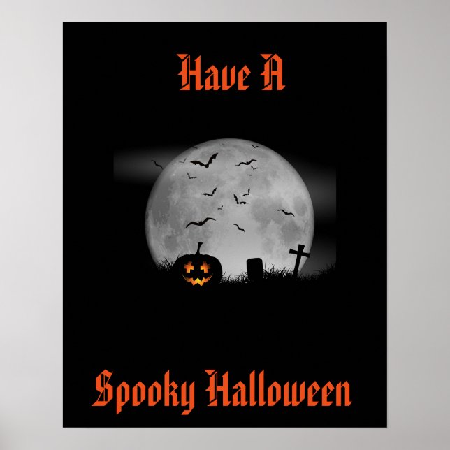 Póster Poster de Halloween (Frente)