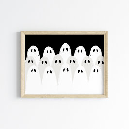 Póster Poster de Halloween de la reunión fantasma