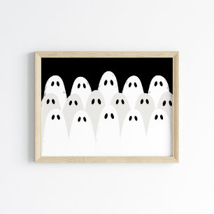 Póster Poster de Halloween de la reunión fantasma