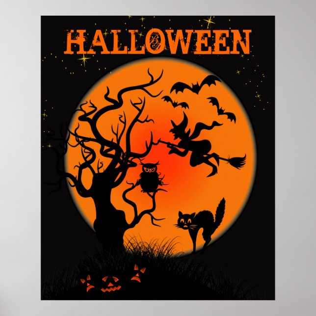 Póster Poster de Halloween Haunted Place (Frente)