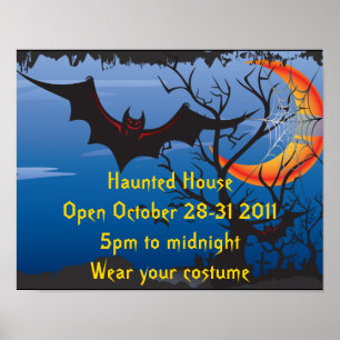Póster Poster de Halloween Party