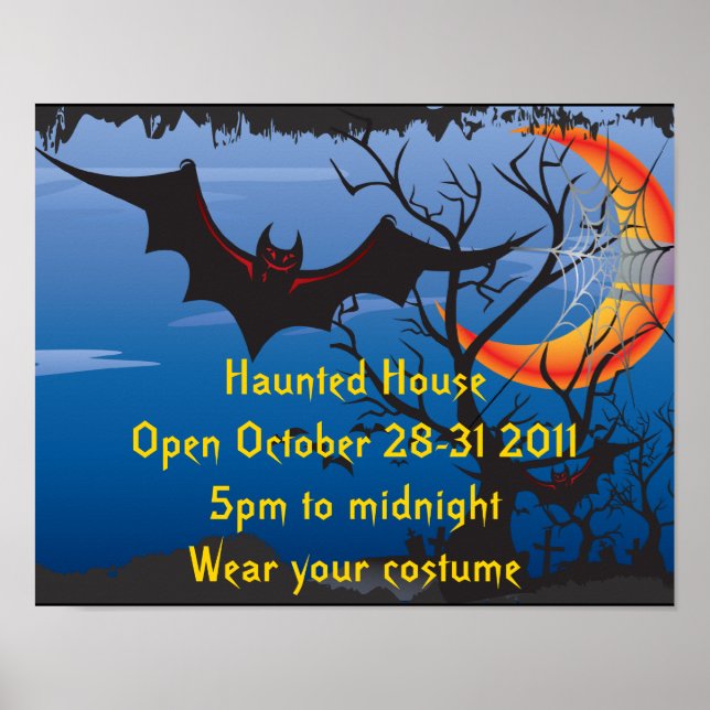 Póster Poster de Halloween Party (Frente)