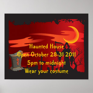 Póster Poster de Halloween Party
