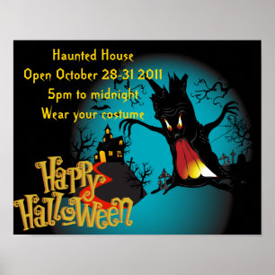 Póster Poster de Halloween Party