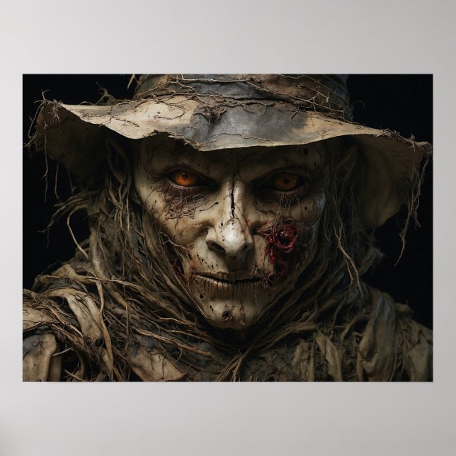Póster Poster de Halloween Scarecrow (Frente)