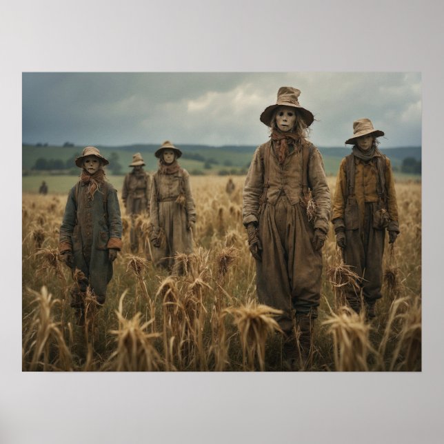 Póster Poster de Halloween Scarecrow (Frente)