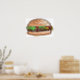 Póster Poster de hamburguesa de color agua (Kitchen)