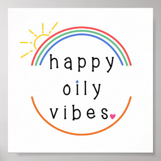 Póster Poster de Happy oily Vibes