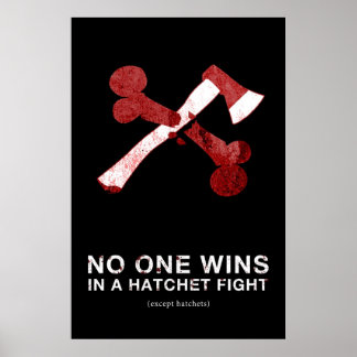 Póster Poster de Hatchet Fight V.2 - 24 x 36