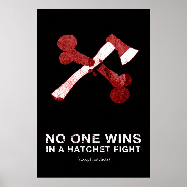 Póster Poster de Hatchet Fight V.2 - 24 x 36 (Frente)
