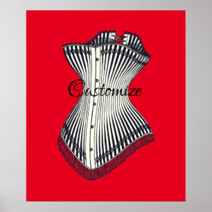 Póster Poster de Haute Couture Corset Thunder_Cove