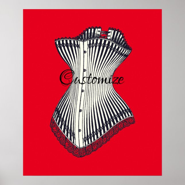 Póster Poster de Haute Couture Corset Thunder_Cove (Frente)