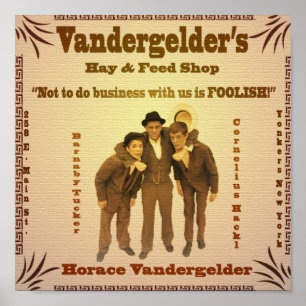Póster Poster de Hay & Feed Shop de Vandergelder