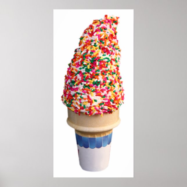 Póster Poster de helado cream cone (Frente)