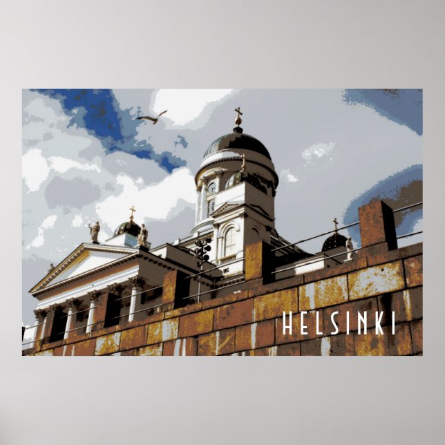 Póster Poster de Helsinki (Frente)