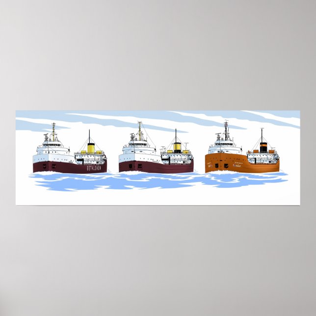 Póster Poster de hermanas de punto de Sparrows (Frente)