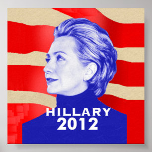 Póster Poster de Hillary 2012