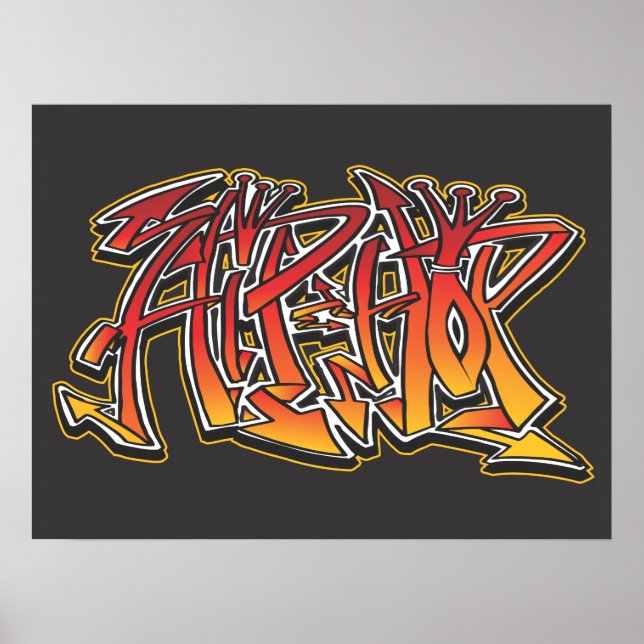 Póster Poster de Hip-Hop (Frente)