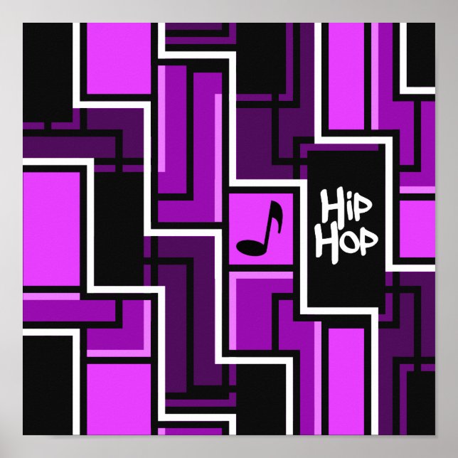 Póster Poster de Hip Hop (Frente)