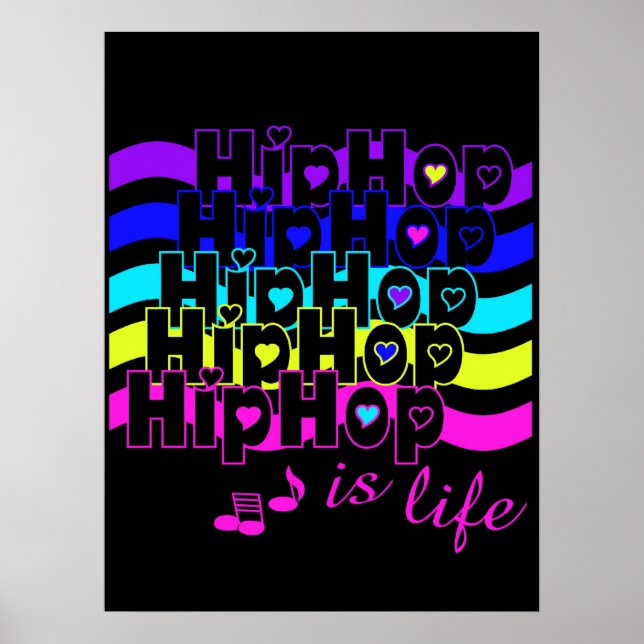 Póster Poster de HipHop (Frente)