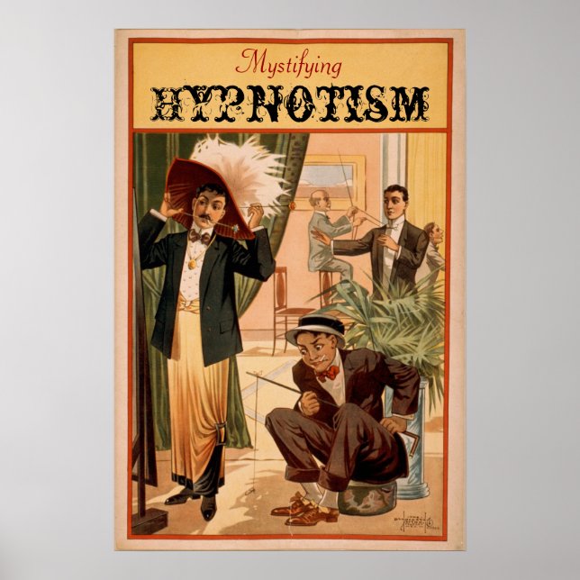 Póster Poster de hipnotismo mitificante VAUDEVILLE (Frente)
