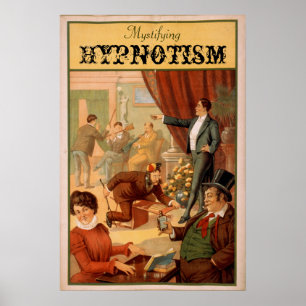 Póster Poster de hipnotismo mitificante VAUDEVILLE