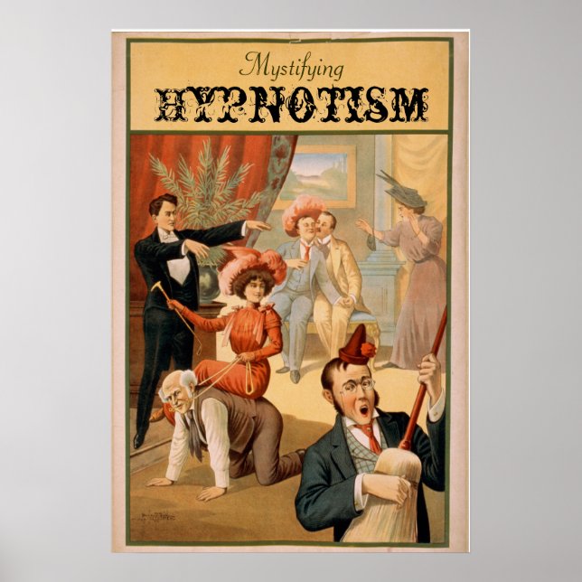 Póster Poster de hipnotismo mitificante VAUDEVILLE (Frente)
