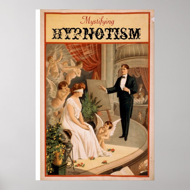 Póster Poster de hipnotismo mitificante VAUDEVILLE (Frente)