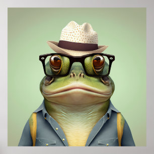 Póster Poster de Hipster de Bullfrog