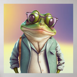 Póster Poster de Hipster de Bullfrog
